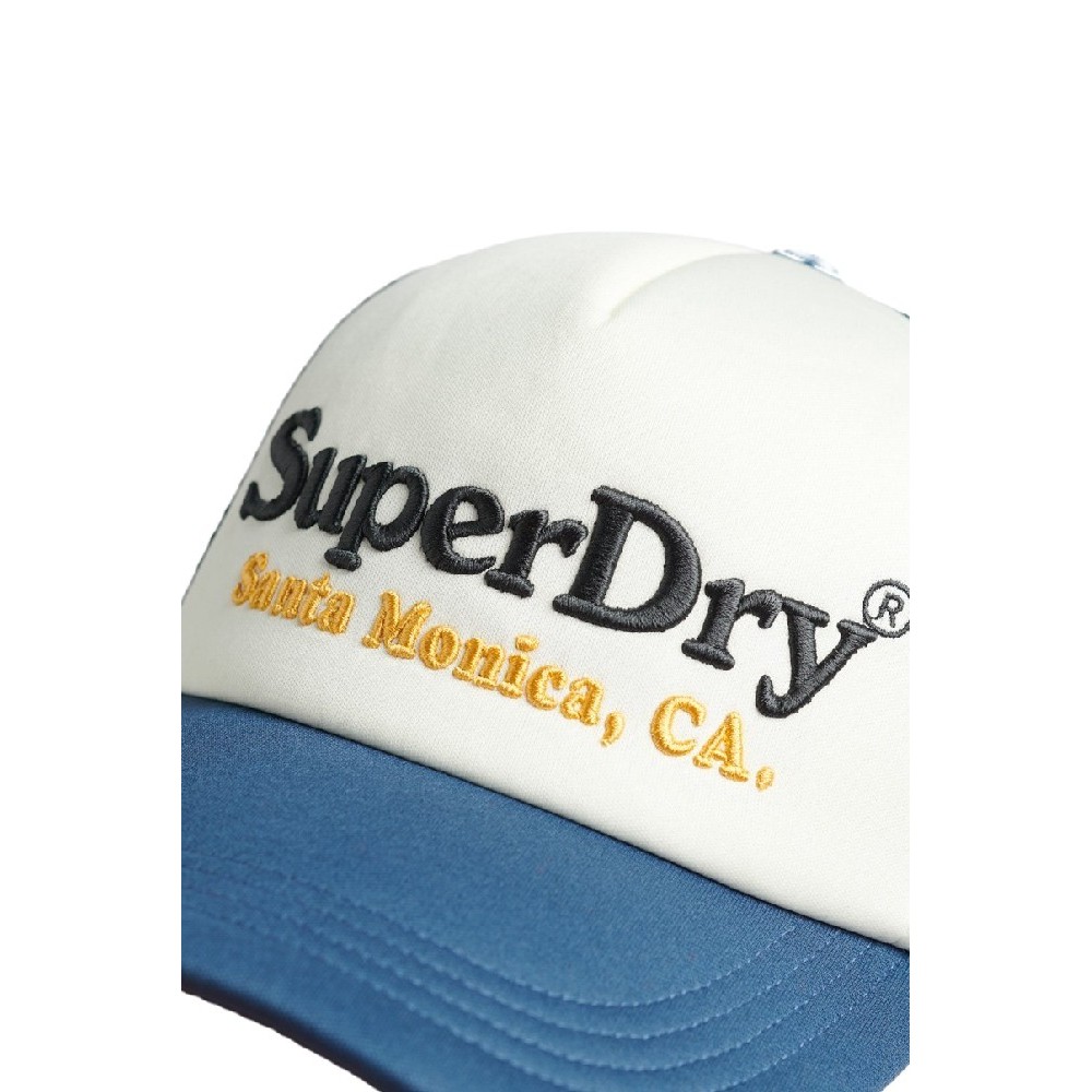 SUPERDRY D1 OVIN VINTAGE TRUCKER CAP ΚΑΠΕΛΟ ΑΝΔΡΙΚΟ BLUE