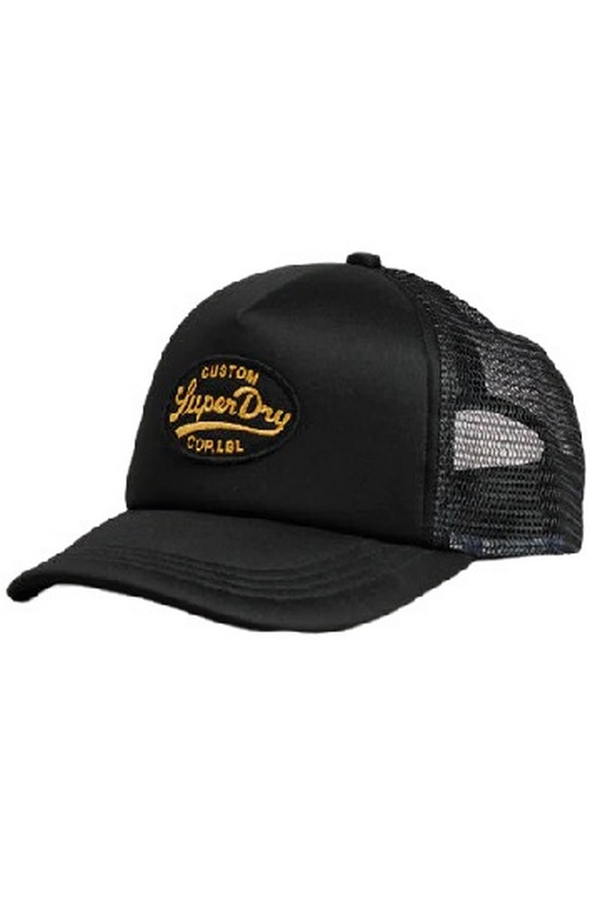 SUPERDRY D1 OVIN VINTAGE TRUCKER CAP ΚΑΠΕΛΟ ΓΥΝΑΙΚΕΙΟ BLACK/BLACK