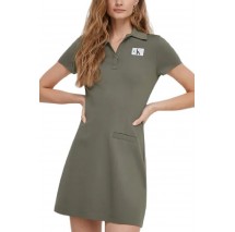 CALVIN KLEIN JEANS MILANO UTILITY DRESS ΦΟΡΕΜΑ ΓΥΝΑΙΚΕΙΟ OLIVE