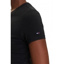 TOMMY JEANS SLIM SH HEART TEE T-SHIRT ΜΠΛΟΥΖΑ ΓΥΝΑΙΚΕΙΑ BLACK