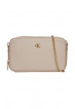 CALVIN KLEIN MINIMAL MONO CAMERA BAG ΤΣΑΝΤΑ ΓΥΝΑΙΚΕΙΑ TAUPE