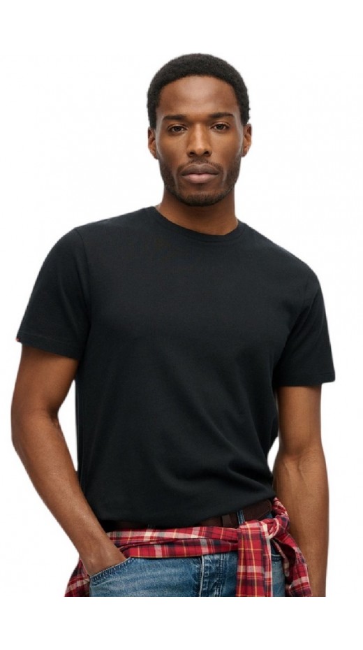 SUPERDRY IND CLASSIC ESSENTIAL TEE T-SHIRT ΜΠΛΟΥΖΑ ΑΝΔΡΙΚΗ BLACK