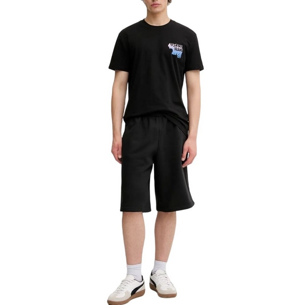 TOMMY JEANS REG STACK BACKPRINT TEE T-SHIRT ΜΠΛΟΥΖΑ ΑΝΔΡΙΚΗ BLACK