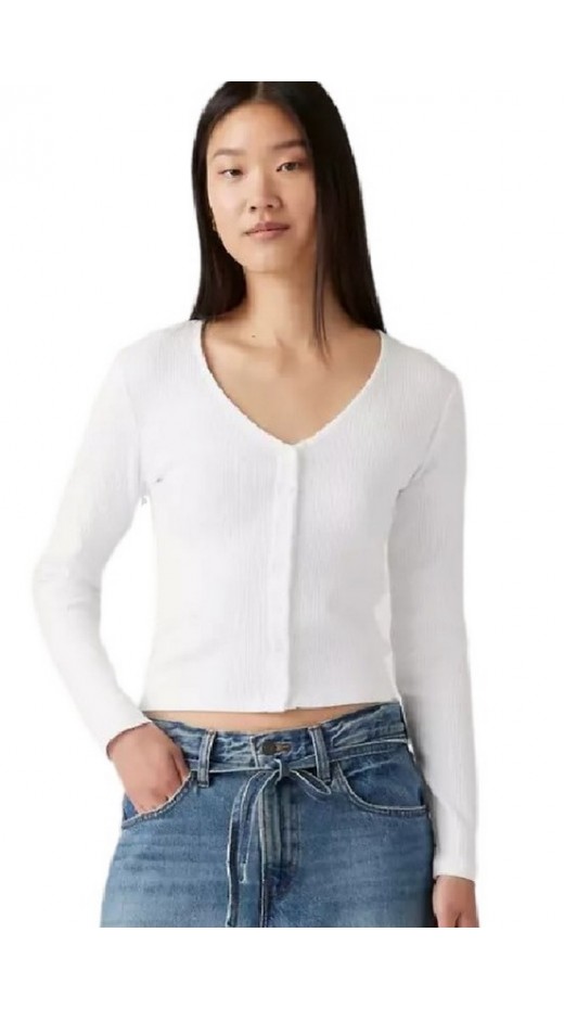 LEVI'S MUSE LS TEE A87830000 ΜΠΛΟΥΖΑ ΓΥΝΑΙΚΕΙΑ WHITE