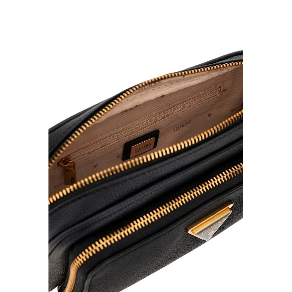 GUESS COSETTE CAMERA CROSSBODY ΤΣΑΝΤΑ ΓΥΝΑΙΚΕΙΑ BLACK