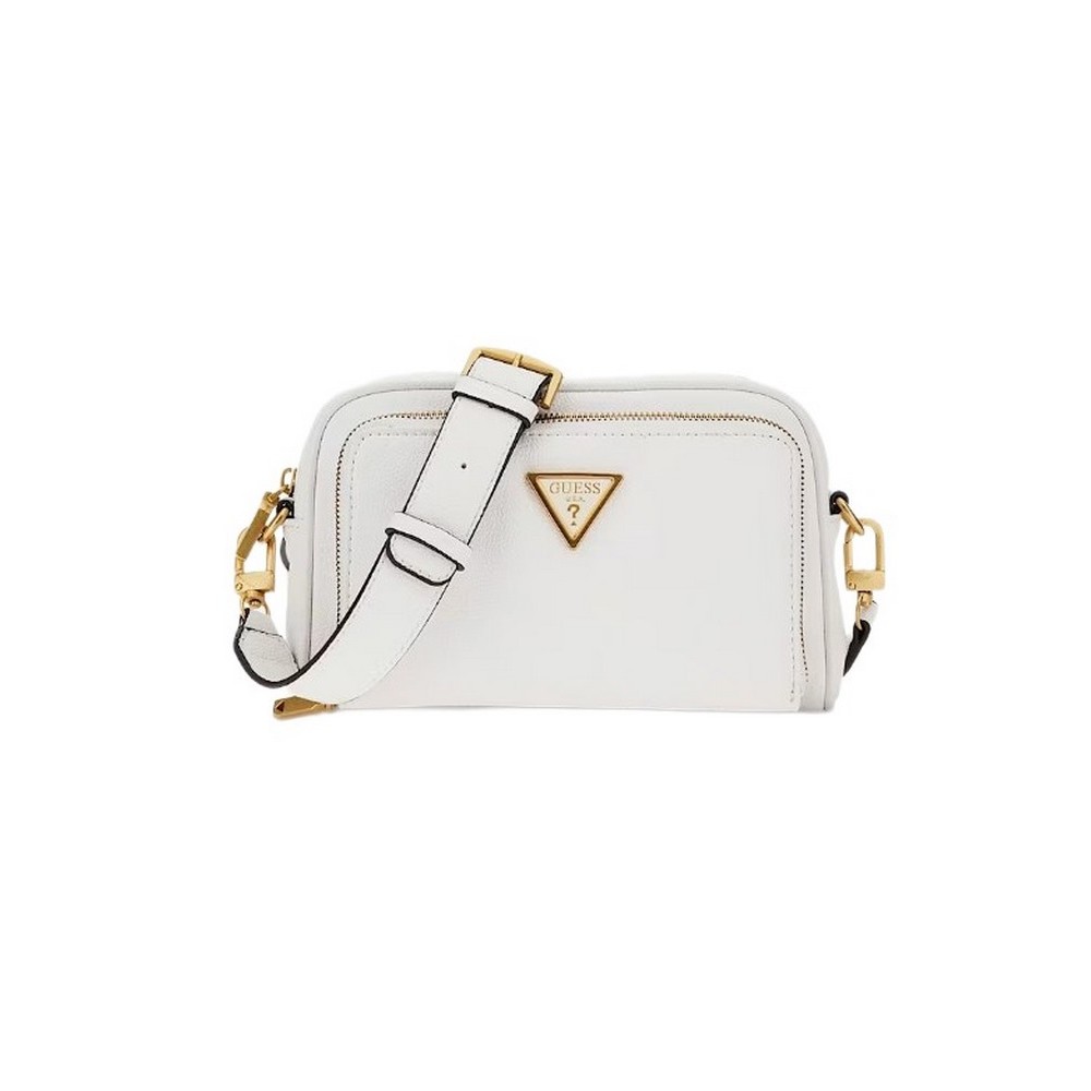 GUESS COSETTE CAMERA CROSSBODY ΤΣΑΝΤΑ ΓΥΝΑΙΚΕΙΑ WHITE
