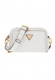 GUESS COSETTE CAMERA CROSSBODY ΤΣΑΝΤΑ ΓΥΝΑΙΚΕΙΑ WHITE
