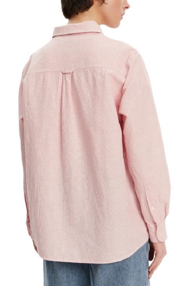 TOMMY JEANS RLX LINEN SHIRT ΠΟΥΚΑΜΙΣΟ ΓΥΝΑΙΚΕΙΟ PINK