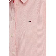 TOMMY JEANS RLX LINEN SHIRT ΠΟΥΚΑΜΙΣΟ ΓΥΝΑΙΚΕΙΟ PINK