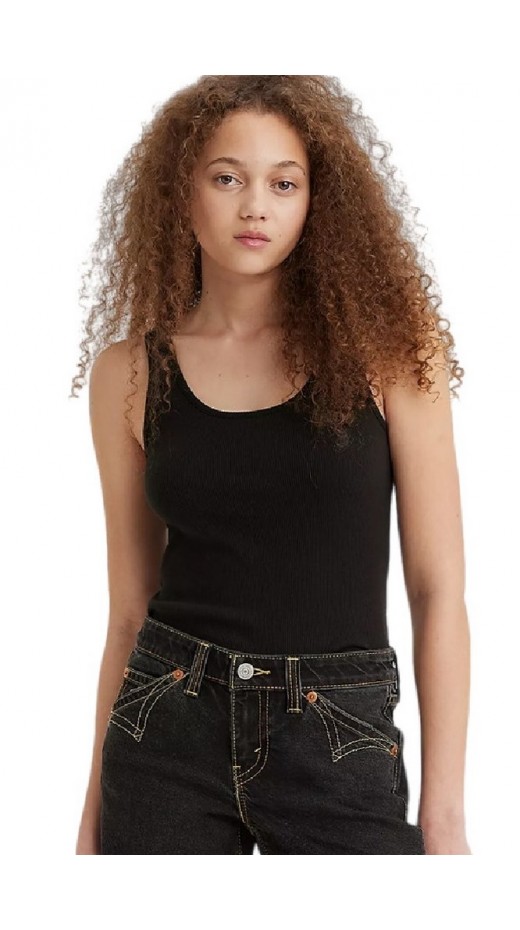 LEVIS ESSENTIAL RIB TANK A59060000 ΤΟΠ ΓΥΝΑΙΚΕΙΟ BLACK