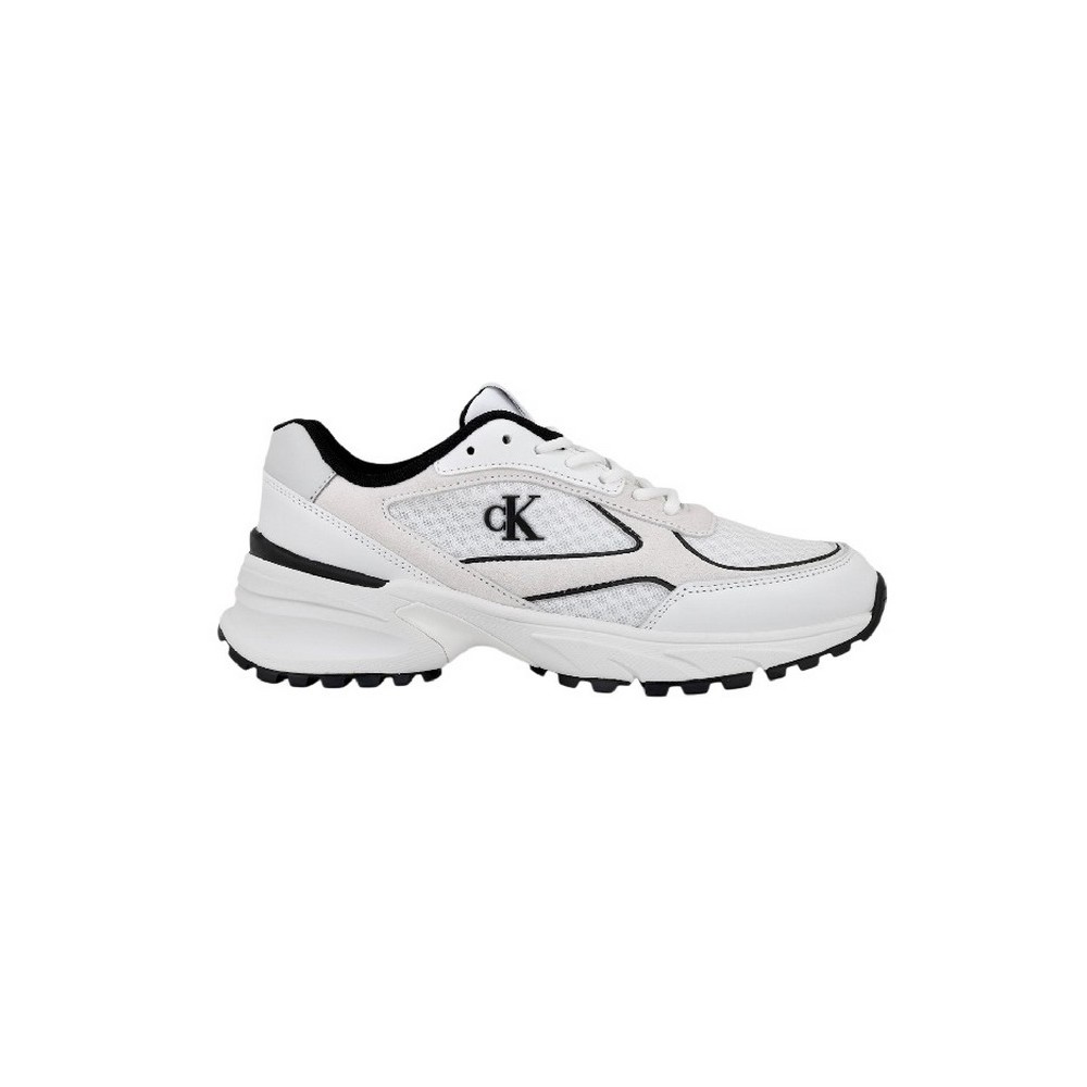 CALVIN KLEIN HIKE RUNNER MESH MIX ΠΑΠΟΥΤΣΙ ΑΝΔΡΙΚΟ WHITE