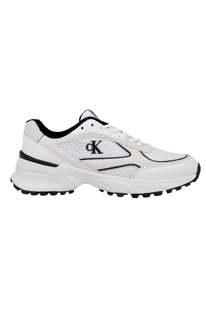 CALVIN KLEIN HIKE RUNNER MESH MIX ΠΑΠΟΥΤΣΙ ΑΝΔΡΙΚΟ WHITE