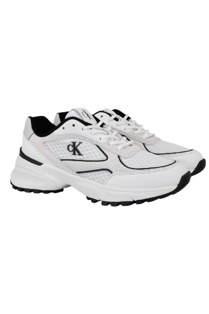 CALVIN KLEIN HIKE RUNNER MESH MIX ΠΑΠΟΥΤΣΙ ΑΝΔΡΙΚΟ WHITE