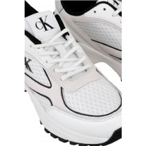 CALVIN KLEIN HIKE RUNNER MESH MIX ΠΑΠΟΥΤΣΙ ΑΝΔΡΙΚΟ WHITE
