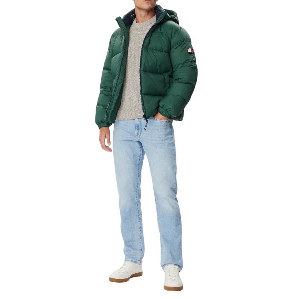 TOMMY HILFIGER ESSENTIAL DOWN JACKET ΜΠΟΥΦΑΝ ΑΝΔΡΙΚΟ GREEN
