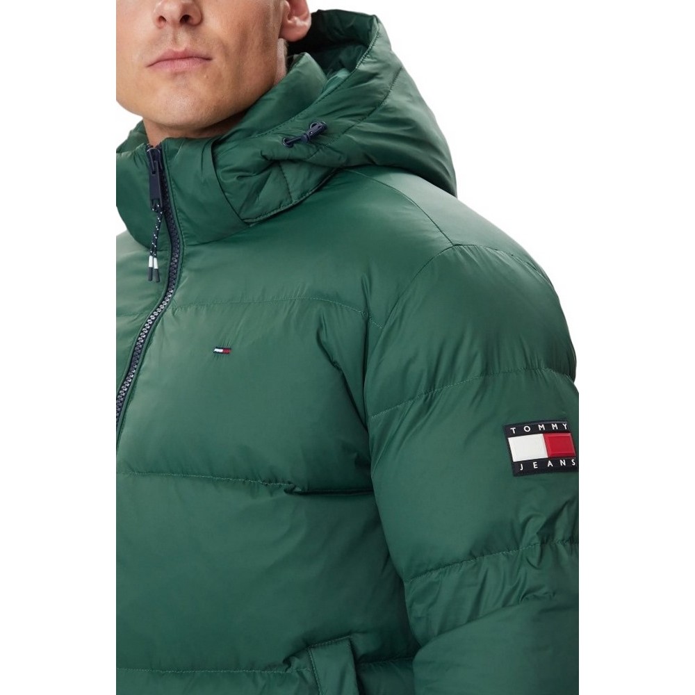 TOMMY HILFIGER ESSENTIAL DOWN JACKET ΜΠΟΥΦΑΝ ΑΝΔΡΙΚΟ GREEN