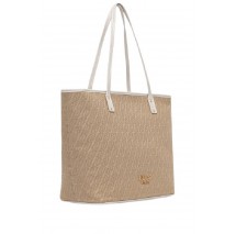 LIU JO EVRIM MIN OF 2 M TOTE AA6070T378A  ΤΣΑΝΤΑ ΓΥΝΑΙΚΕΙΑ BEIGE