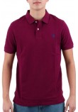 U.S POLO ASSN  41029 POLO T-SHIRT ΜΠΛΟΥΖΑ ΑΝΔΡΙΚΗ BORDEAUX