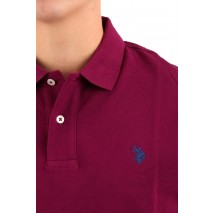 U.S POLO ASSN  41029 POLO T-SHIRT ΜΠΛΟΥΖΑ ΑΝΔΡΙΚΗ BORDEAUX