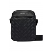TOMMY HILFIGER MODERN MONOGRAM MINI REPORTER ΤΣΑΝΤΑ ΑΝΔΡΙΚΗ BLACK