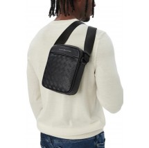 TOMMY HILFIGER MODERN MONOGRAM MINI REPORTER ΤΣΑΝΤΑ ΑΝΔΡΙΚΗ BLACK