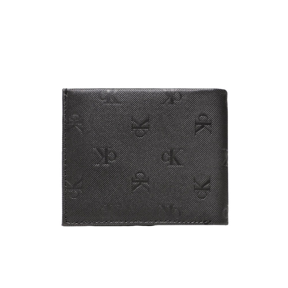 CALVIN KLEIN JEANS MONOGRAM SOFT BIFOLD+CARD AOP ΑΞΕΣΟΥΑΡ ΠΟΡΤΟΦΟΛΙ ΑΝΔΡΙΚΟ BLACK