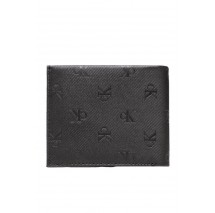 CALVIN KLEIN JEANS MONOGRAM SOFT BIFOLD+CARD AOP ΑΞΕΣΟΥΑΡ ΠΟΡΤΟΦΟΛΙ ΑΝΔΡΙΚΟ BLACK