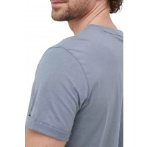 CALVIN KLEIN JEANS BADGE TURN UP SLEEVE  T-SHIRT ΑΝΤΡΙΚΟ OVERCAST GREY