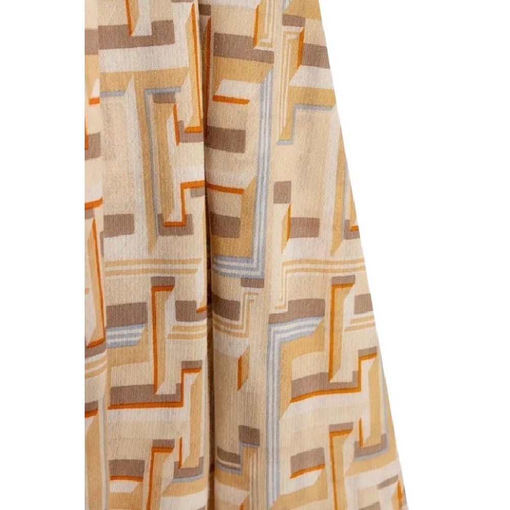 TOMMY HILFIGER POP MONOGRAM SCARF ΦΟΥΛΑΡΙ ΓΥΝΑΙΚΕΙΟ BEIGE
