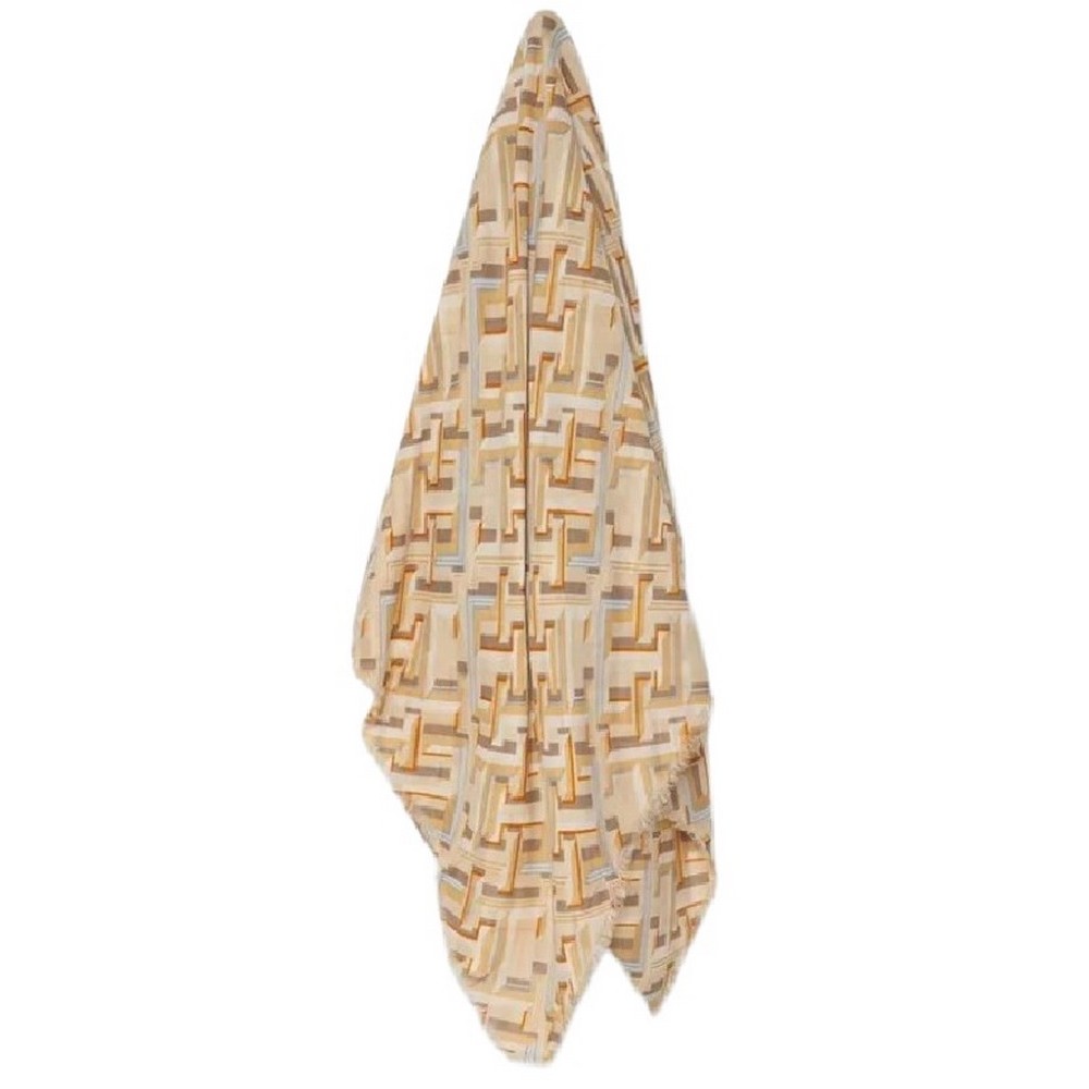 TOMMY HILFIGERPOP MONOGRAM SCARF ΦΟΥΛΑΡΙ ΓΥΝΑΙΚΕΙΟ BEIGE