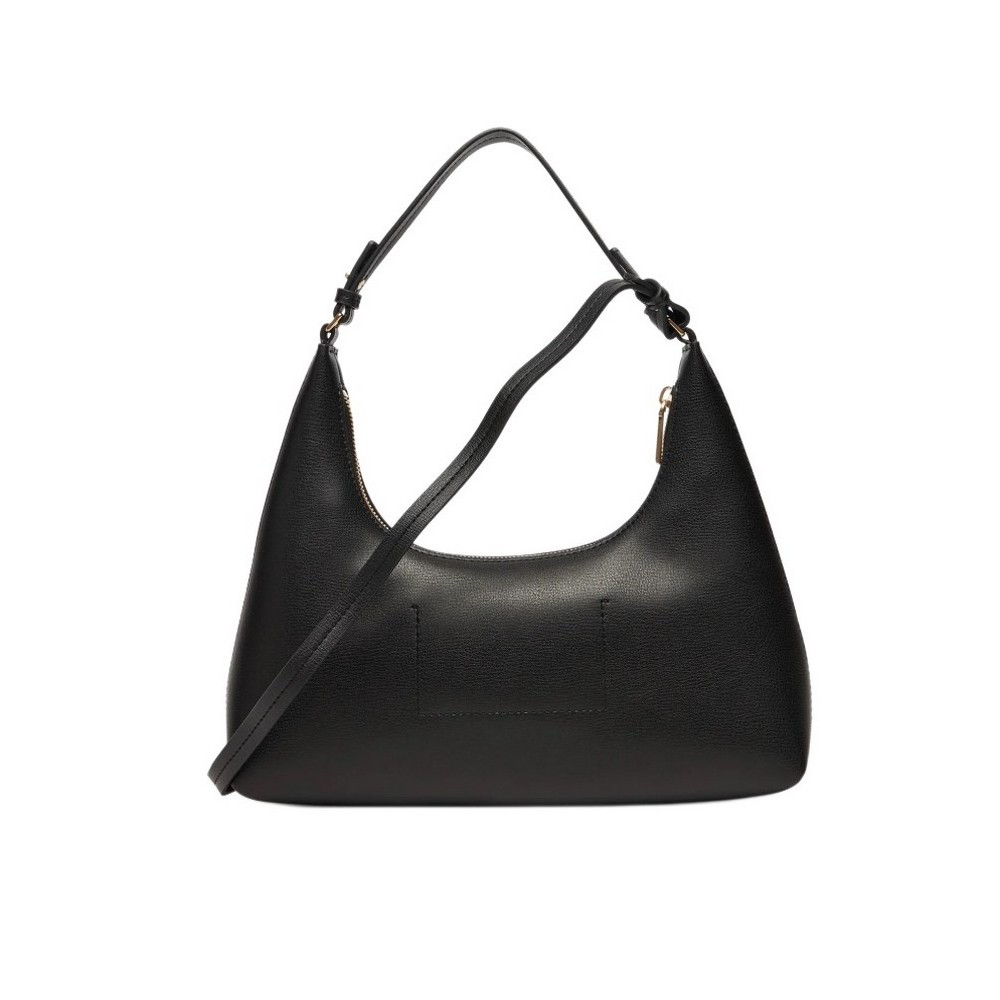 CALVIN  KLEIN FOIL LOGO SHOULDER BAG ΤΣΑΝΤΑ ΓΥΝΑΙΚΕΙΑ BLACK