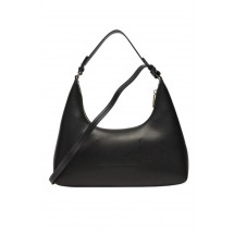 CALVIN  KLEIN FOIL LOGO SHOULDER BAG ΤΣΑΝΤΑ ΓΥΝΑΙΚΕΙΑ BLACK