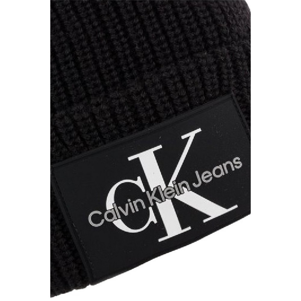 CALVIN KLEIN JEANS BEANIE WL ΣΚΟΥΦΟΣ ΑΝΔΡΙΚΟΣ BLACK