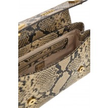 GUESS KATEY FLAP SHOULDER BAG ΤΣΑΝΤΑ ΓΥΝΑΙΚΕΙΑ SNAKE PRINT