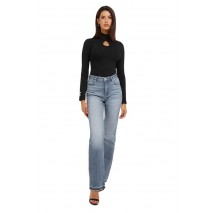 GUESS LS CLIO TOP ΜΠΛΟΥΖΑ ΓΥΝΑΙΚΕΙΑ BLACK