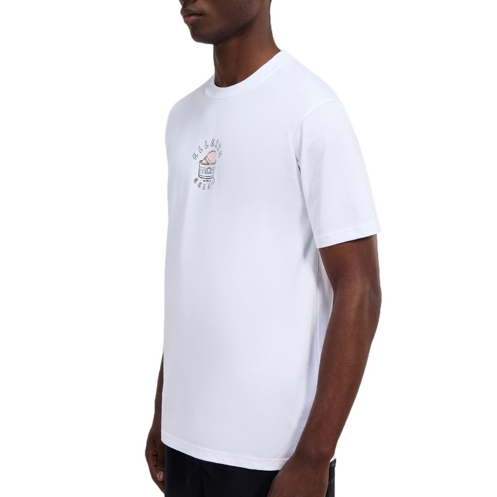 ELLESSE TEES SHORTS STRADONE TEE T-SHIRT ΜΠΛΟΥΖΑ ΑΝΔΡΙΚΗ WHITE