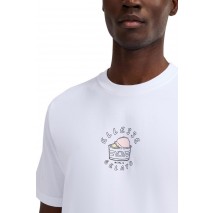 ELLESSE TEES SHORTS STRADONE TEE T-SHIRT ΜΠΛΟΥΖΑ ΑΝΔΡΙΚΗ WHITE