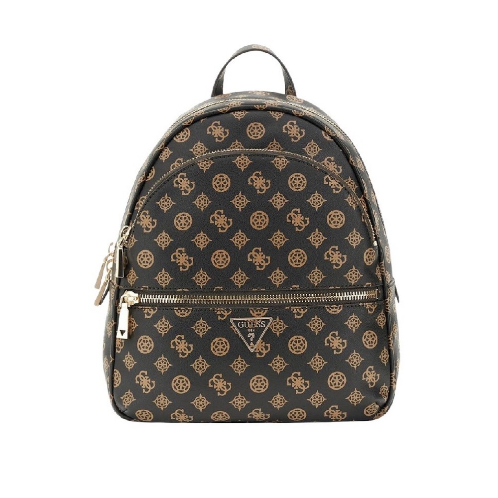 GUESS MANHATTAN II LARGE BACKPACK ΤΣΑΝΤΑ ΓΥΝΑΙΚΕΙΑ MOCHA