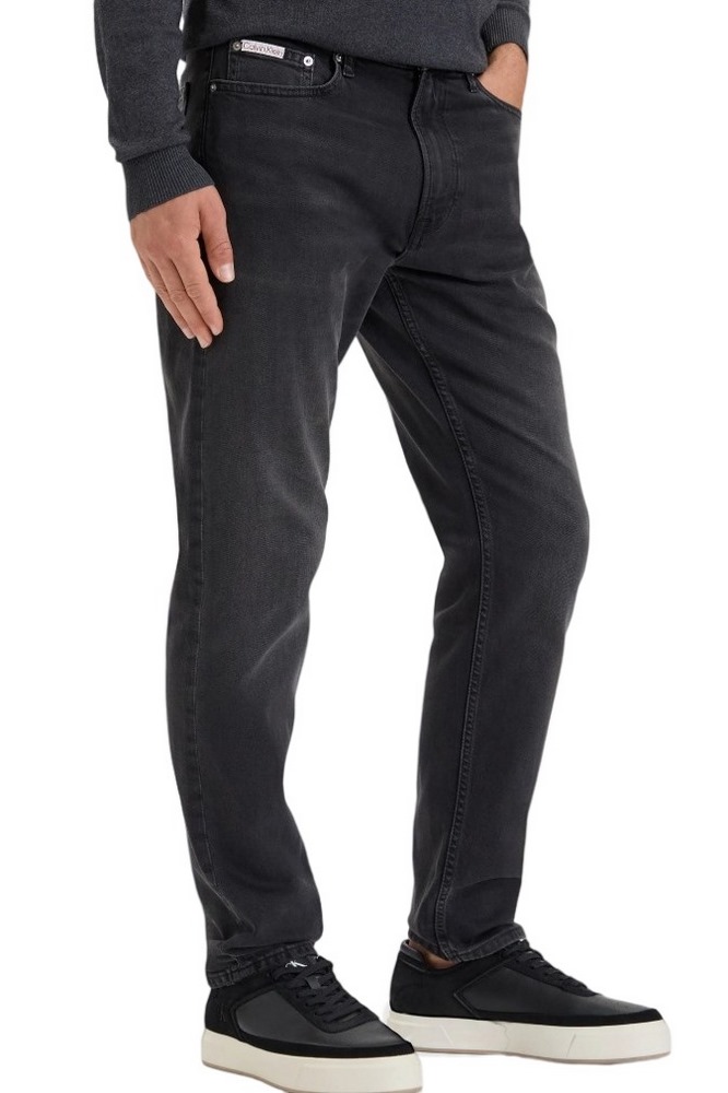 CALVIN KLEIN JEANS CLASSIC TAPER AVERY BLACK STONE ΤΖΙΝ ΠΑΝΤΕΛΟΝΙ ΑΝΔΡΙΚΟ BLACK DENIM