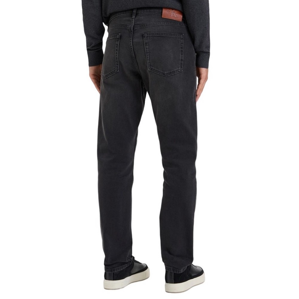 CALVIN KLEIN JEANS CLASSIC TAPER AVERY BLACK STONE ΤΖΙΝ ΠΑΝΤΕΛΟΝΙ ΑΝΔΡΙΚΟ BLACK DENIM