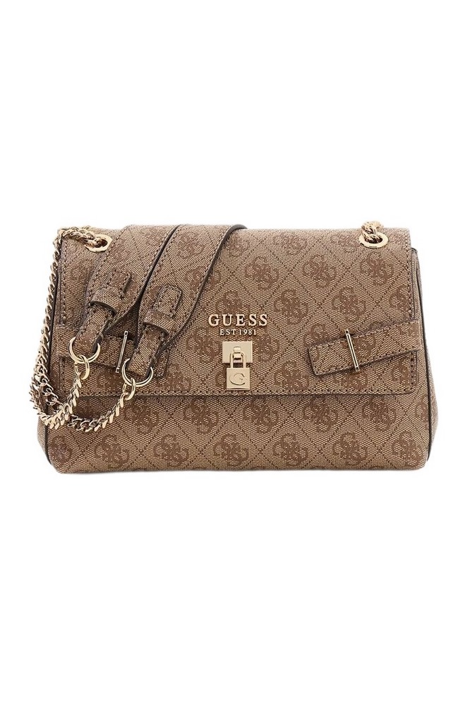 GUESS YESBA CONVERTIBLE XBODY FLAP ΤΣΑΝΤΑ ΓΥΝΑΙΚΕΙΑ LATTE