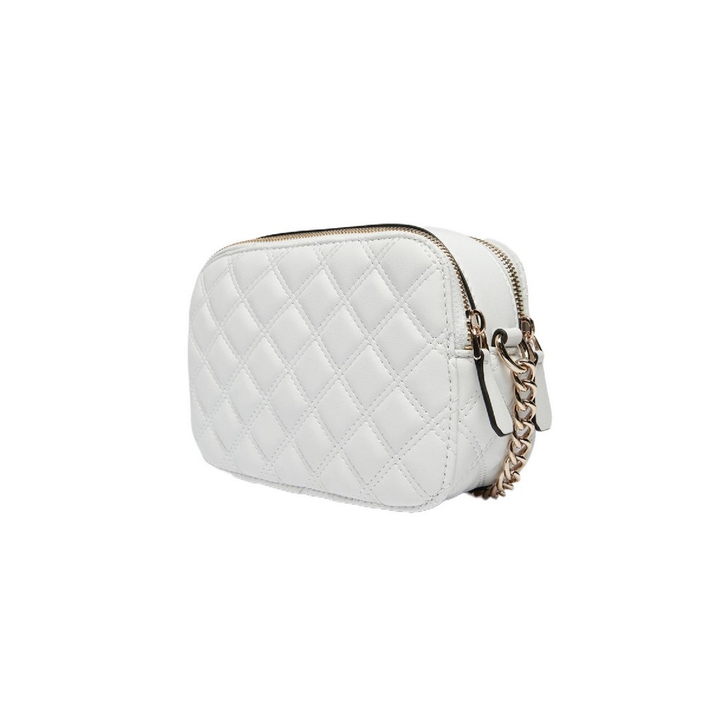 GUESS GIULLY CAMERA BAG ΤΣΑΝΤΑ ΓΥΝΑΙΚΕΙΑ OFF WHITE