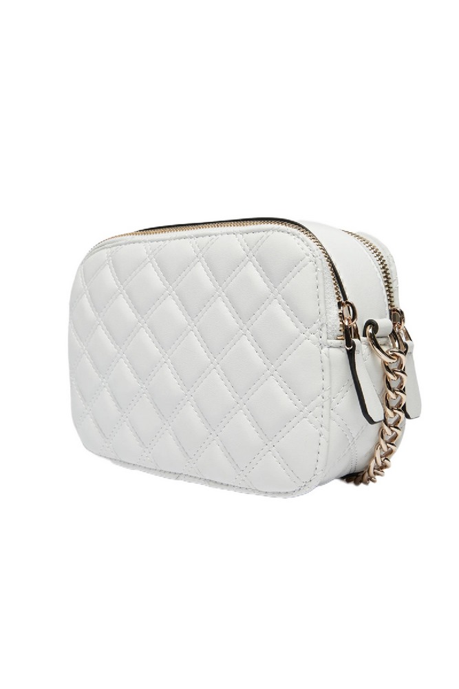 GUESS GIULLY CAMERA BAG ΤΣΑΝΤΑ ΓΥΝΑΙΚΕΙΑ OFF WHITE