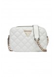 GUESS GIULLY CAMERA BAG ΤΣΑΝΤΑ ΓΥΝΑΙΚΕΙΑ OFF WHITE