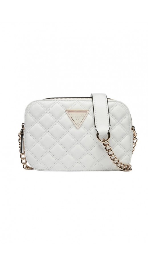 GUESS GIULLY CAMERA BAG ΤΣΑΝΤΑ ΓΥΝΑΙΚΕΙΑ OFF WHITE