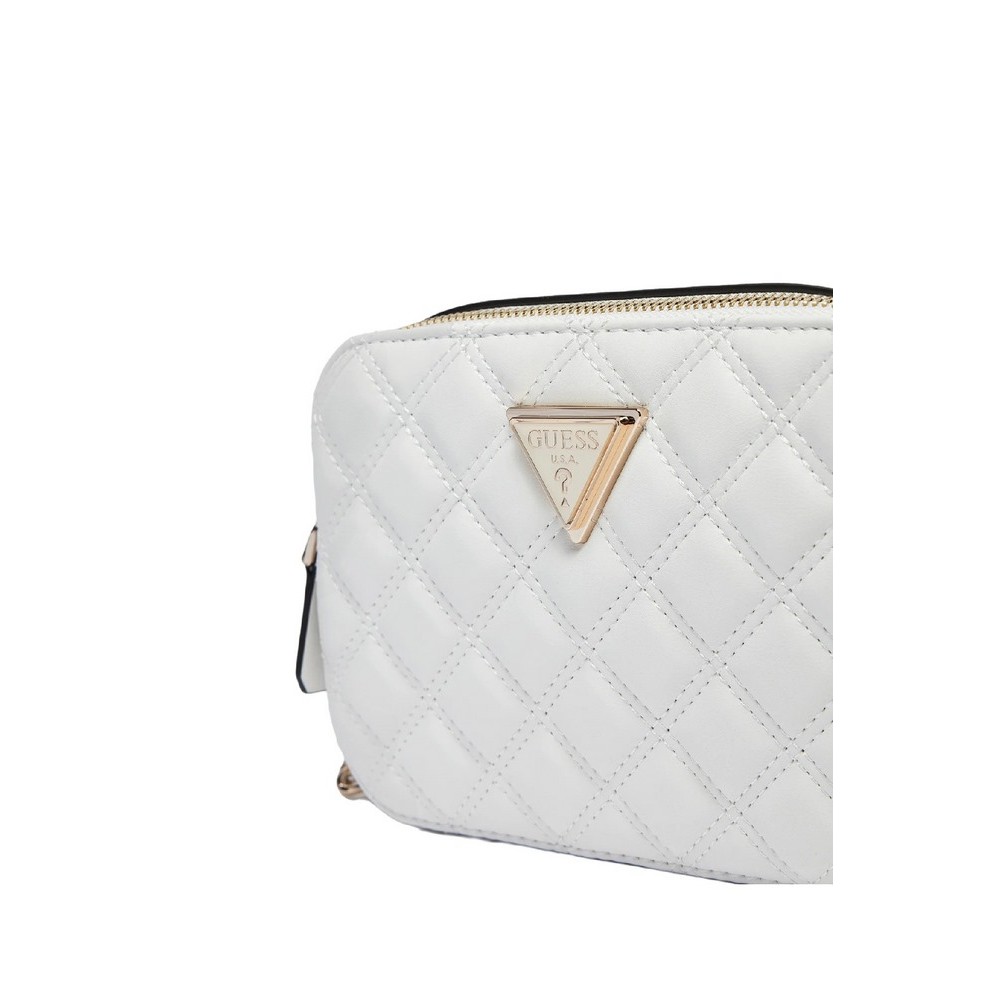 GUESS GIULLY CAMERA BAG ΤΣΑΝΤΑ ΓΥΝΑΙΚΕΙΑ OFF WHITE