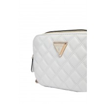 GUESS GIULLY CAMERA BAG ΤΣΑΝΤΑ ΓΥΝΑΙΚΕΙΑ OFF WHITE