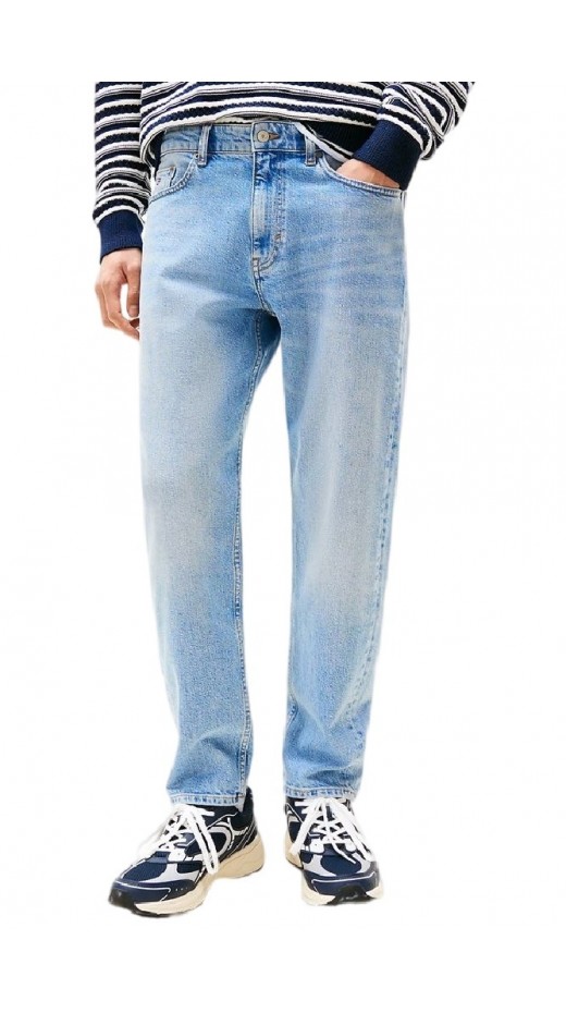 TOMMY JEANS ISAAC RLXD TPRD BI0112 ΠΑΝΤΕΛΟΝΙ ΑΝΔΡΙΚΟ DENIM LIGHT