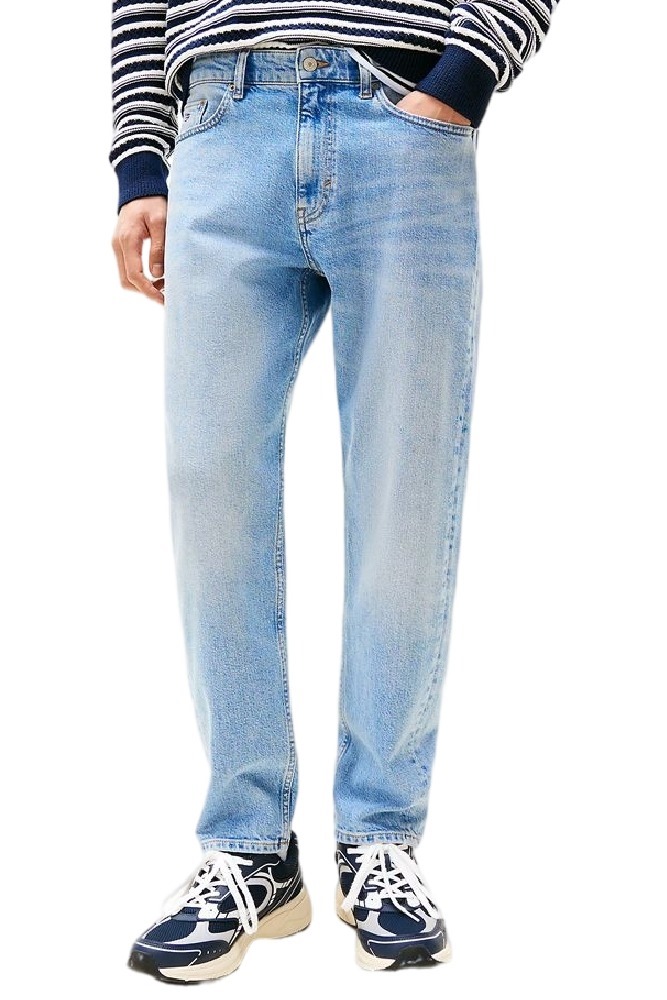 TOMMY JEANS ISAAC RLXD TPRD BI0112 ΠΑΝΤΕΛΟΝΙ ΑΝΔΡΙΚΟ DENIM LIGHT