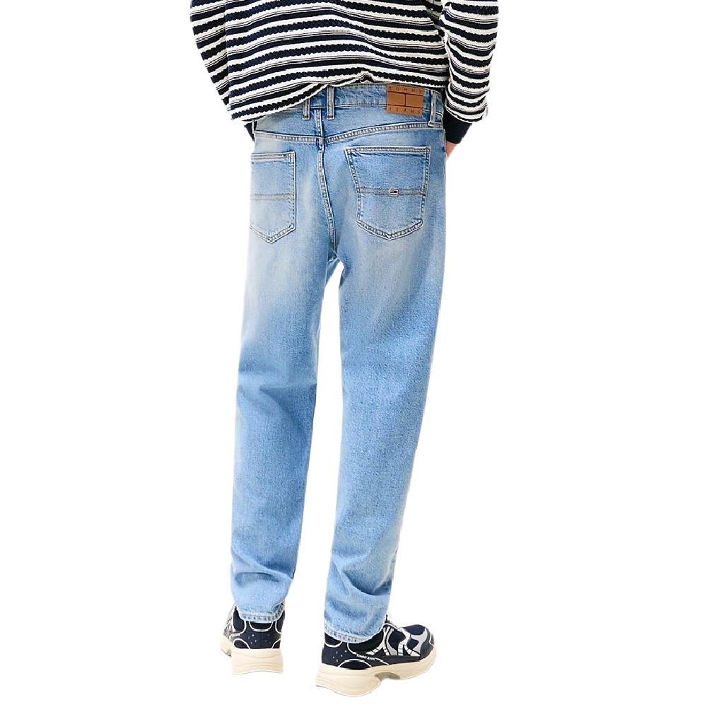TOMMY JEANS ISAAC RLXD TPRD BI0112 ΠΑΝΤΕΛΟΝΙ ΑΝΔΡΙΚΟ DENIM LIGHT